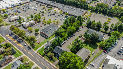 aerial view of district