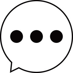 文字付のふきだし　・・・