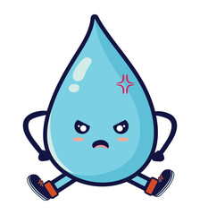 water day character angry