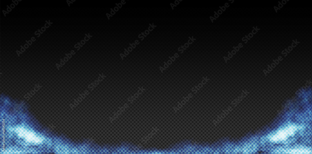Poster this is a captivating vector image featuring a futuristic design. the symmetrical blue lights on a b
