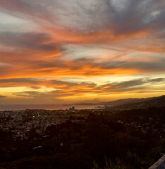Sunset Port of Spain, Trinidad 