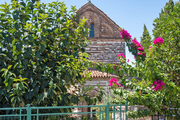 Typical Street and building at town of Arta, Greece