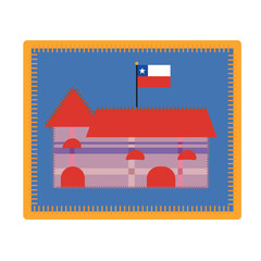 chile house stamp