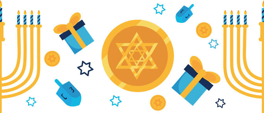 hanukkah frame design