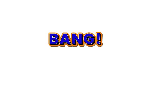 bang text animation. expression bang text animation