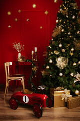 christmas tree with presents