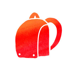 赤いランドセルのスタンプ