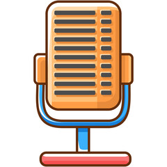 Microphone Sticker