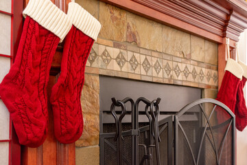 Stockings by the Fireplace