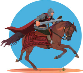 An Arab Ottoman warrior, knight, hero