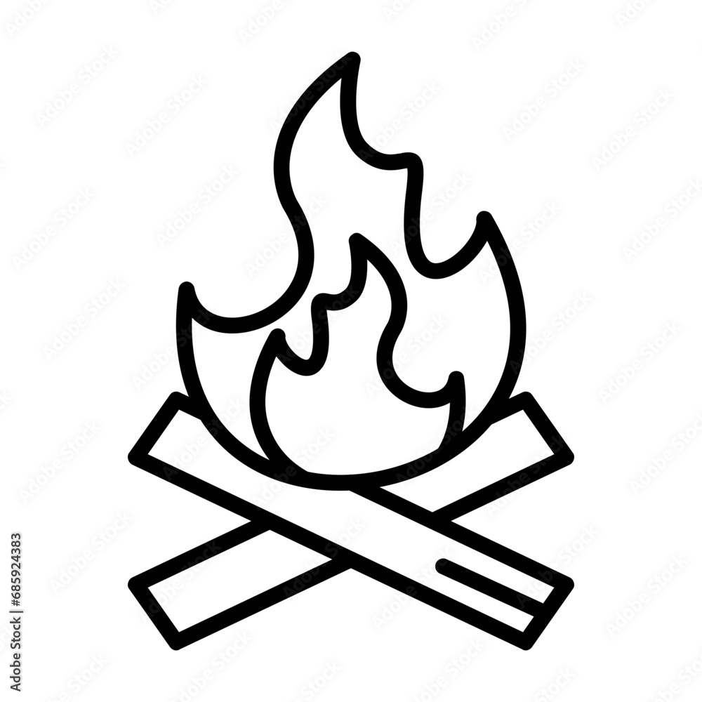 Poster fire icon