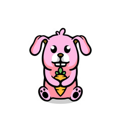Bunny mascot cartoon design