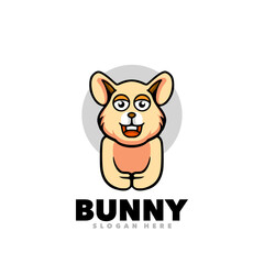 Bunny mascot cartoon character 