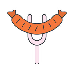 Sausage icon vector design templates simple and modern
