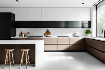 modern kitchen interior