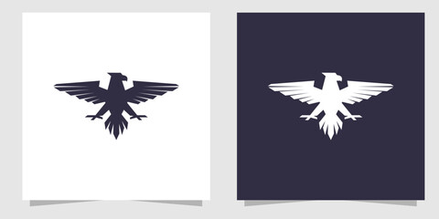 eagle logo design vector