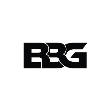 BBG letter monogram logo design vector