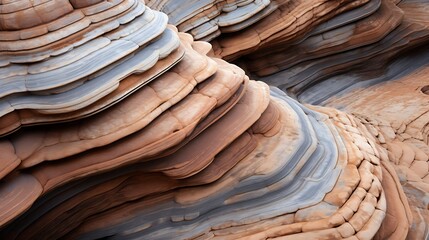 Details of patterns in rock formations