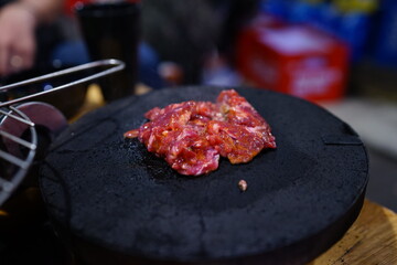 raw beef for grilling