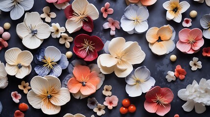 Delicate and decorative edible petals