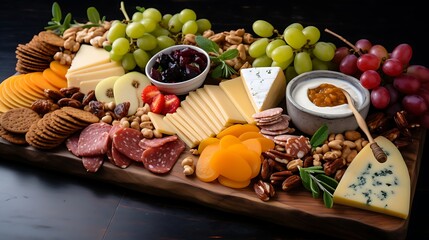 Gourmet cheese and charcuterie boards