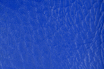 Blue leather