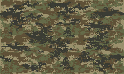 texture military camouflage repeats seamless army green black background print - 685939190