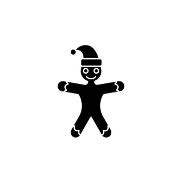 Gingerbread concept line icon. Simple element illustration. Gingerbread concept outline symbol design.