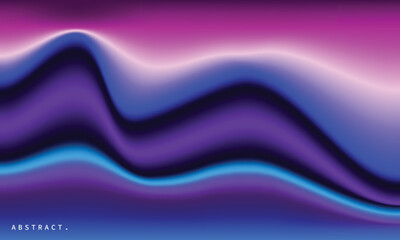 Purple and blue wavy gradient mesh background. Smooth fluid color gradation backdrop. Liquid vibrant background for poster, banner, leaflet, catalog, cover, or magazine.