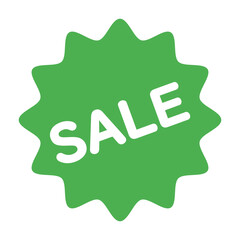 ショッピング、セールを表すカラースタイルのアイコン