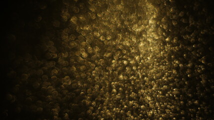 Golden Glitter Bokeh - Radiant and Shimmering Light Effects, Ideal for Adding a Touch of Luxury and Sparkle to Various Creative Projects.
