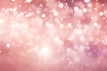 Fototapeta na wymiar Pink glitter sparkling background with bokeh