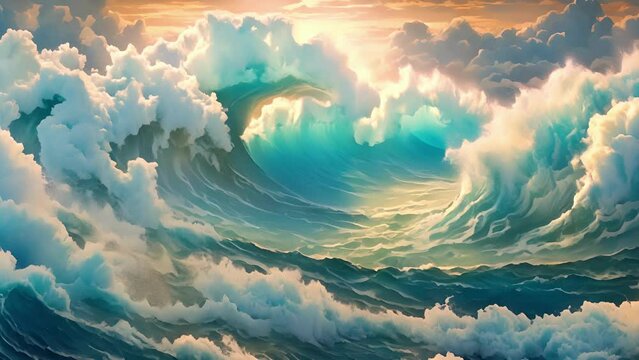 From birds view, Tempest Reef appeared swirling vortex endless storms. calm, turquoise waters gave chaotic symphony churning waves winds. midst this natural pandemonium, 2d animation
