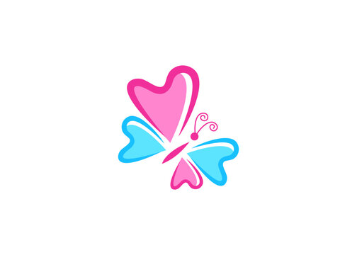 Buterfly Logo Design vector 