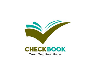 check choice manual book logo icon symbol design template illustration inspiration