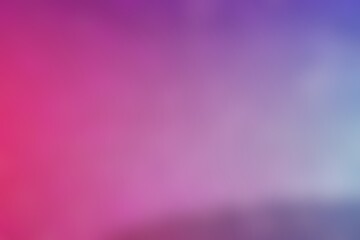 Abstract blurred background image of blue, purple, pink colors gradient used as an illustration. Designing posters or advertisements.