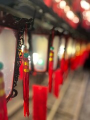 香港の文武廟の灯籠