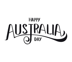 australia day lettering event