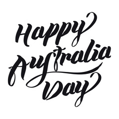 australia day lettering