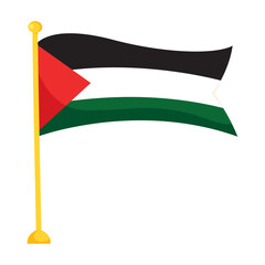 palestine flag illustration