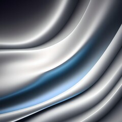 White Tones and Light Blue Realistic Background 3D Concept