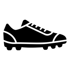 football shoes glyph icon