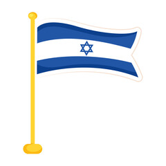 israel flag design