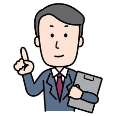 提案をするビジネスマン