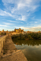 Roman bridge of Córdoba, a world heritage site in Spain