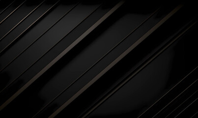 Black dark abstract linear design with lines background - obrazy, fototapety, plakaty