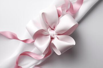 pink ribbon and bow