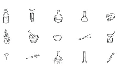 chemistry handdrawn collection