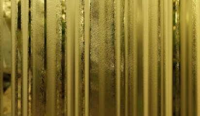 Elegant gold curtain texture background reflecting gradient glitter