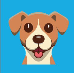 Vector illustration of a dog 